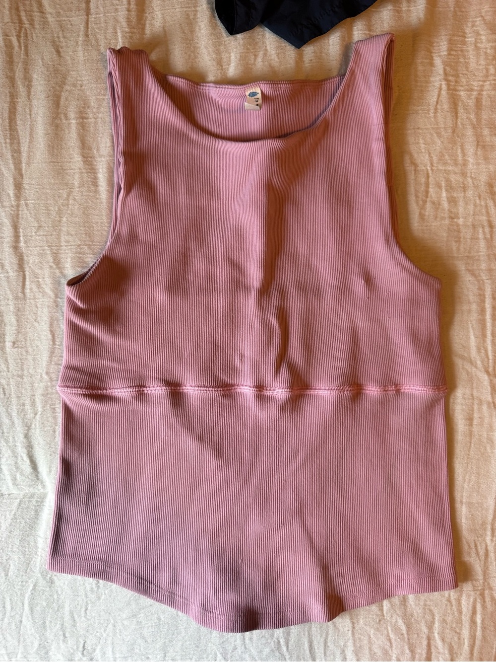 FP Movement by Free People Dusty Pink Ribbed Tank Top